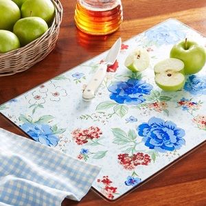 Pioneer Woman Classic Charm Glass Cutting Board